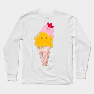 Cute Ice cream Long Sleeve T-Shirt